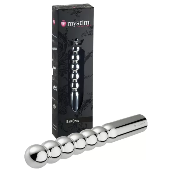 mystim Bal(l)zac - kroglični elektro dildo