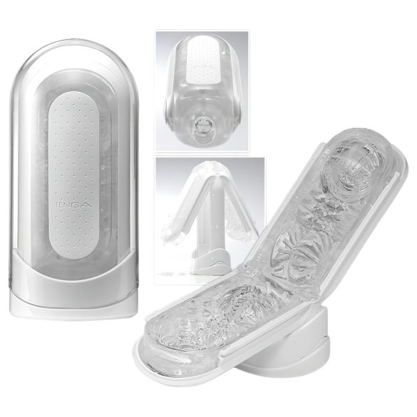 TENGA Flip Zero - masturbator - intenzivna stimulacija - bela