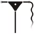 You2Toys - silikonski strap-on dildo - črn