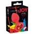 You2Toys - Colorful JOY - silikonski analni čep - mali (rdeč)