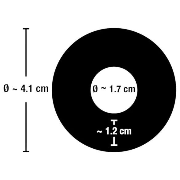You2Toys - silikonski erekcijski obroč - prozoren