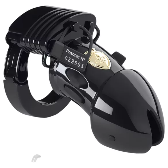 mystim - električni penis obroč - Black Edition PUBIC ENEMY No 1 - črna