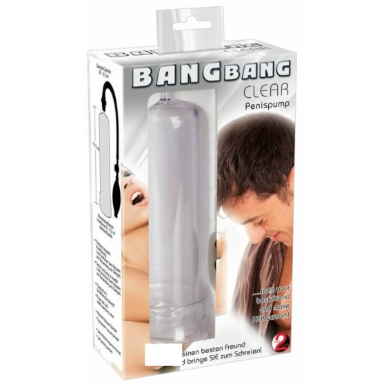 Bang Bang črpalka za erekcijo - prosojna