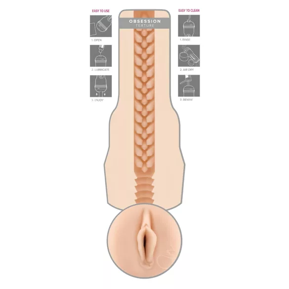 Fleshlight - masturbator vagina - Jenna Haze Obsession - realistična
