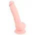 Medical - dildo iz medicinskega silikona - 18 cm - naravna barva
