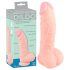 Medical - medicinski silikonski dildo (20cm) - naraven