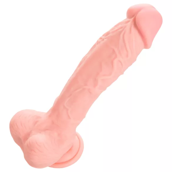 Medical - dildo iz medicinskega silikona - 24 cm - naravna barva