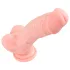 Medical - dildo iz medicinskega silikona - 24 cm - naravna barva