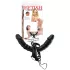 Fetish - dvojni nastavljiv vibrator - črna