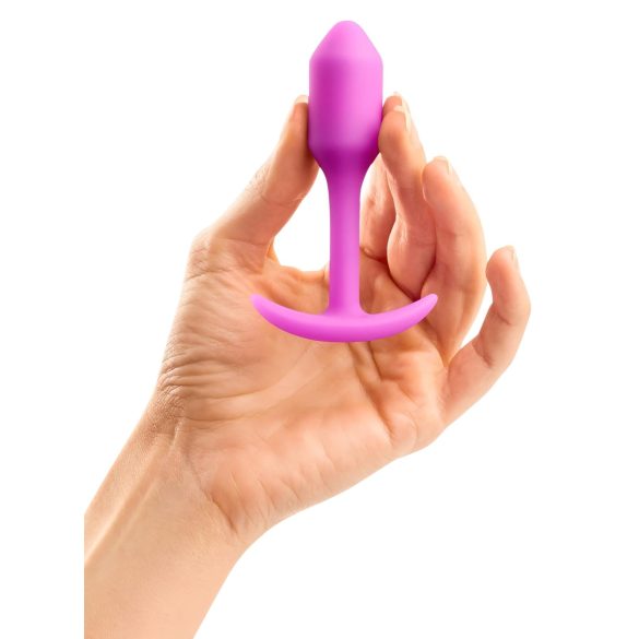 b-vibe - analni čep s težo 55g - roza