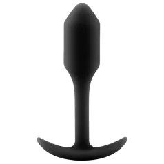   b-vibe Snug Plug 1 - analni čep s notranjo utežjo (55g) - črna