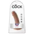 King Cock - dildo - realističen, 15 cm - rjav