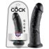 King Cock 8 dildo (20 cm) - črn