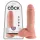 King Cock - dildo z modom - 20 cm - kožna barva