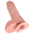 King Cock - dildo z modom - 20 cm - kožna barva