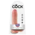 King Cock - dildo z modom - 20 cm - kožna barva