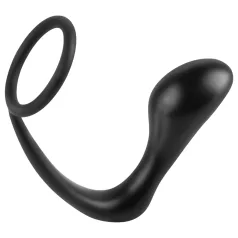   Pipedream - analfantasy ass-gasm - analni čep z obročkom za penis (črn)
