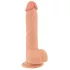 realistixxx - realistični dildo z priseskom (22 cm, naraven)