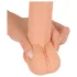 realistixxx - realistični dildo z priseskom (22 cm, naraven)