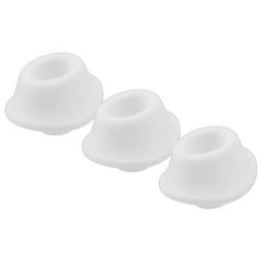  Womanizer Premium M - komplet nadomestnih zvoncev - beli (3 kosi)
