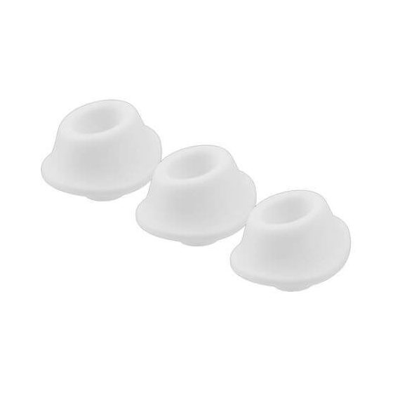 Womanizer Premium M - komplet nadomestnih zvoncev - beli (3 kosi)