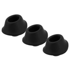   Womanizer Premium M - komplet nadomestnih zvoncev - črni (3 kosi)