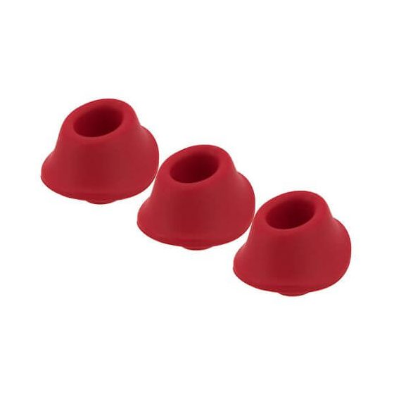 Womanizer Premium M - komplet nadomestnih zvoncev - rdeč (3 kosi)