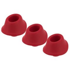   Womanizer Premium M - komplet nadomestnih zvoncev - rdeč (3 kosi)