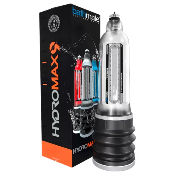 Bathmate Hydromax9 - hidravlična črpalka za penis - prozorna