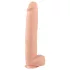 realistixxx - realistični dildo 3XL - velik 42 cm - naravna barva