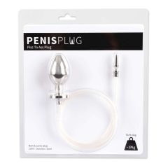   Piss to Ass Plug - votli jekleni analni dildo z dilatatorjem sečnice
