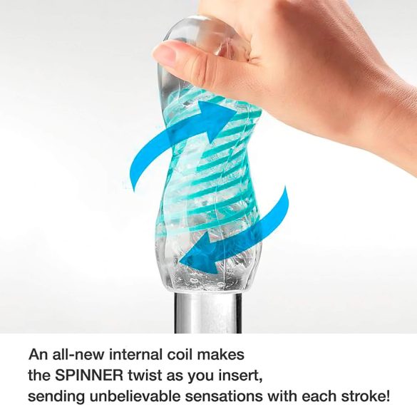 TENGA Spinner Tetra - masturbator - prozoren