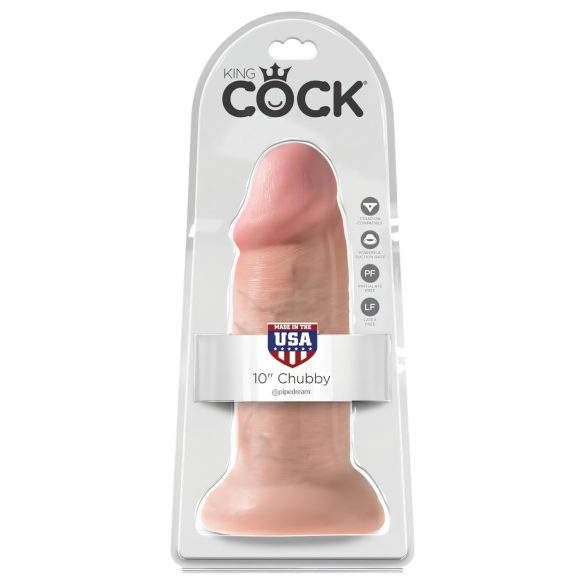 King Cock - dildo - realistični - 25 cm - natur