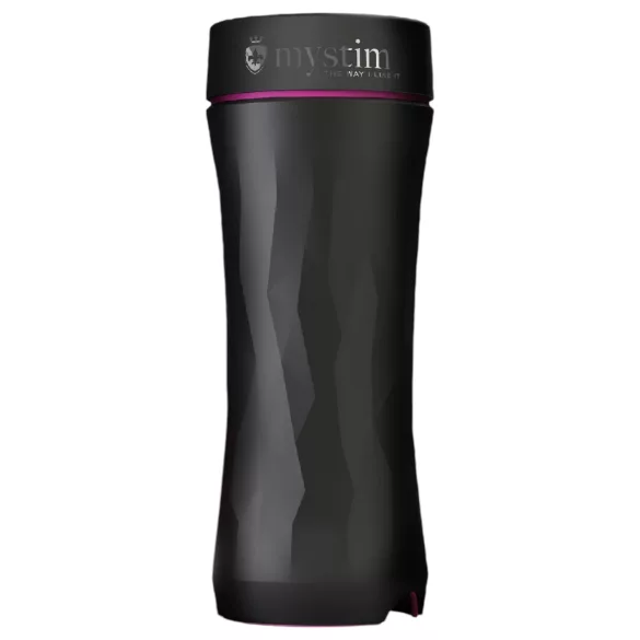 mystim Opus E Vagina - elektro umetna vagina - naravno črna