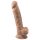 Silexd 7 - dildo s priseskom - 17,5 cm - naravna barva