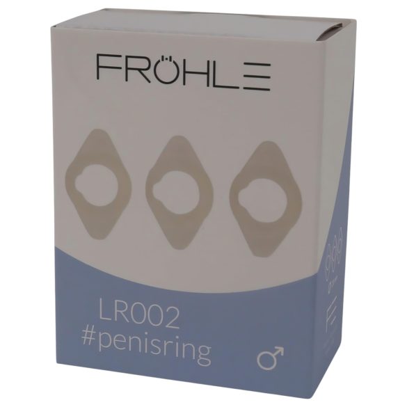 Fröhle LR002 - set medicinskih erekcijskih obročkov - 2,1 cm - 3 kosi