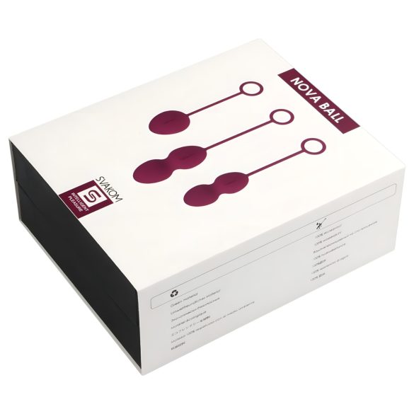 Svakom Nova - kroglice za gejše set 3-delni - vijolična