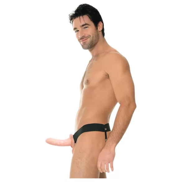 Fetish Strap-On 6 - pas dildó - votlo - naravna barva