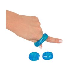   You2Toys - Stretchy - trio silikonskih obročkov za penis (modra)