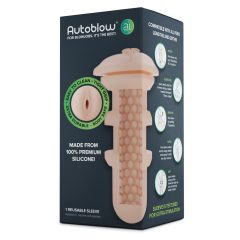 Autoblow A.I. - silikonski vložek - vagina (naravni)