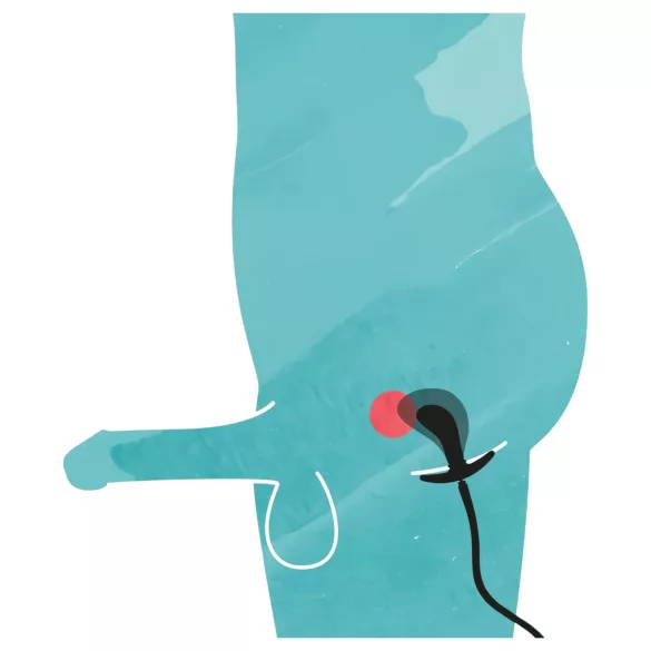 You2Toys - napihljiv analni čep - črna