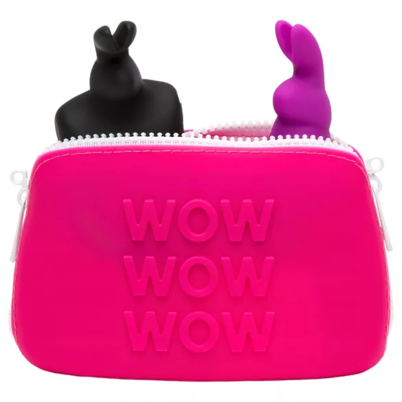 Happyrabbit - torbica za seksualne igrače (roza) - majhna