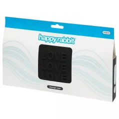   Happyrabbit - etui za erotične igrače - srednje velik - črn