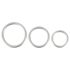 You2Toys Metallic - komplet silikonskih erekcijskih obročkov (3 kosi)