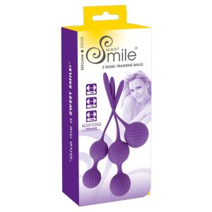 SMILE 3 Skittles - komplet kroglic gejzirja - vijolična (3 kosi)