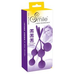   SMILE 3 Skittles - komplet kroglic gejzirja - vijolična (3 kosi)