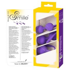   SMILE 3 Skittles - komplet kroglic gejzirja - vijolična (3 kosi)