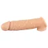 Realistixxx - penis tulec z erekcijskim obročkom - 16 cm - naravna barva