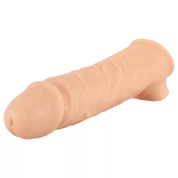 Realistixxx - penis tulec z erekcijskim obročkom - 16 cm - naravna barva