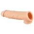 Realistixxx - penis tulec z erekcijskim obročkom - 16 cm - naravna barva